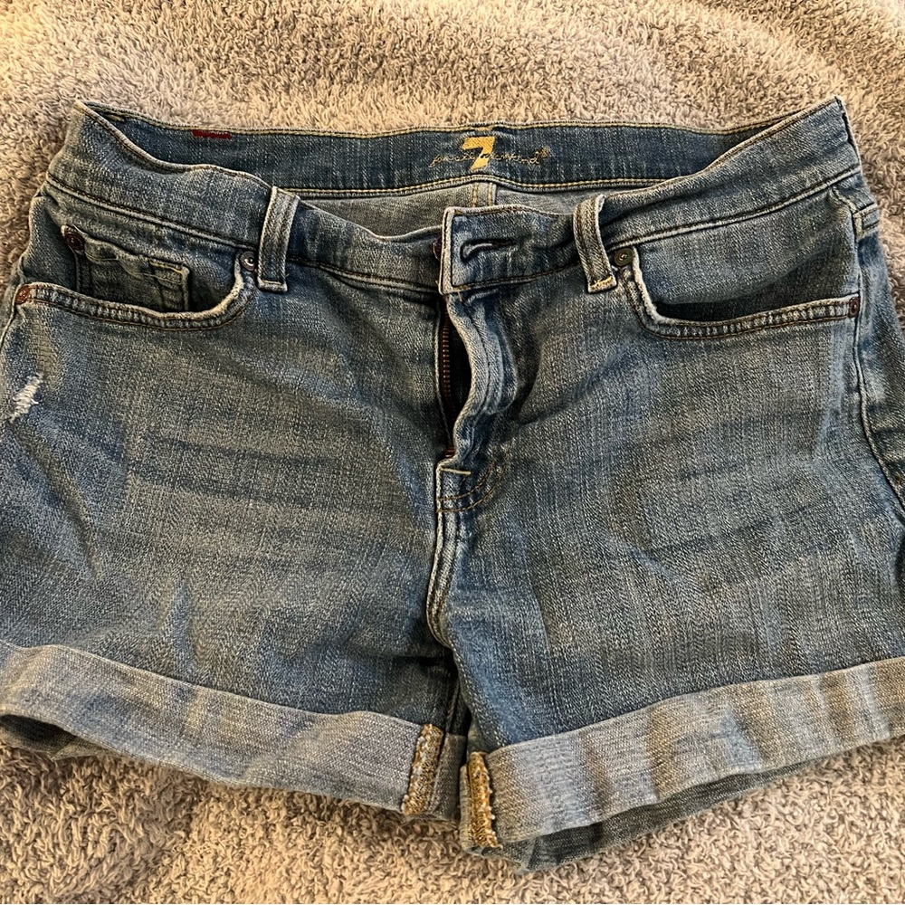 7 for all mankind shorts